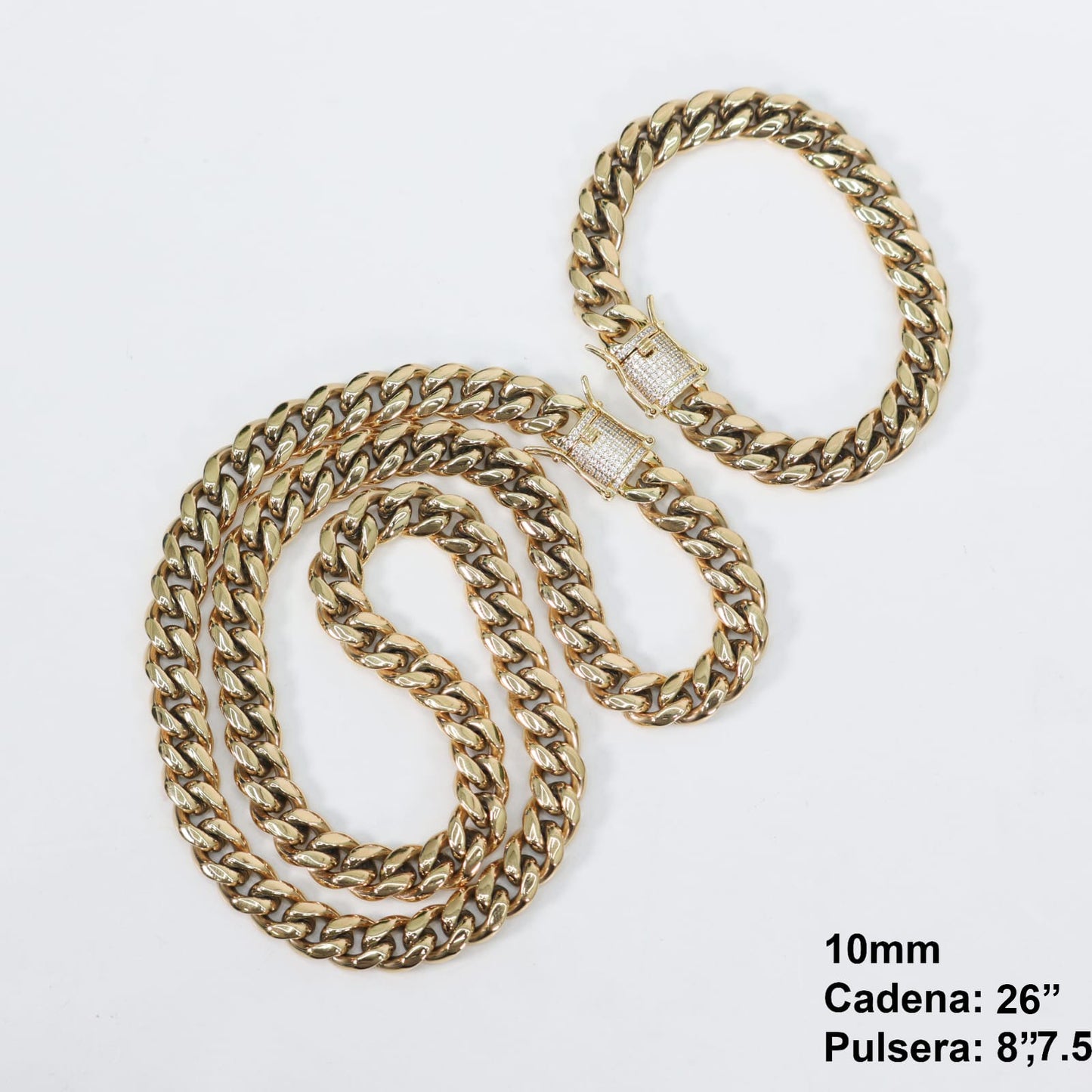 Cadenas Cubanas hombre 10mm 26” Stainless Steel
