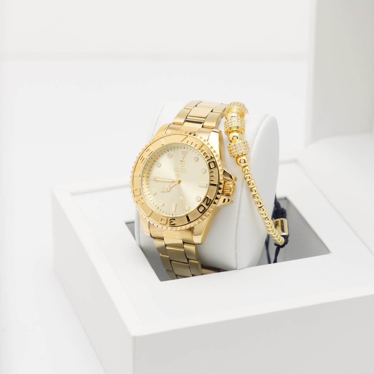 🎁 Montres Prestige X Invicta Watch - 43mm, Gold (Discount)