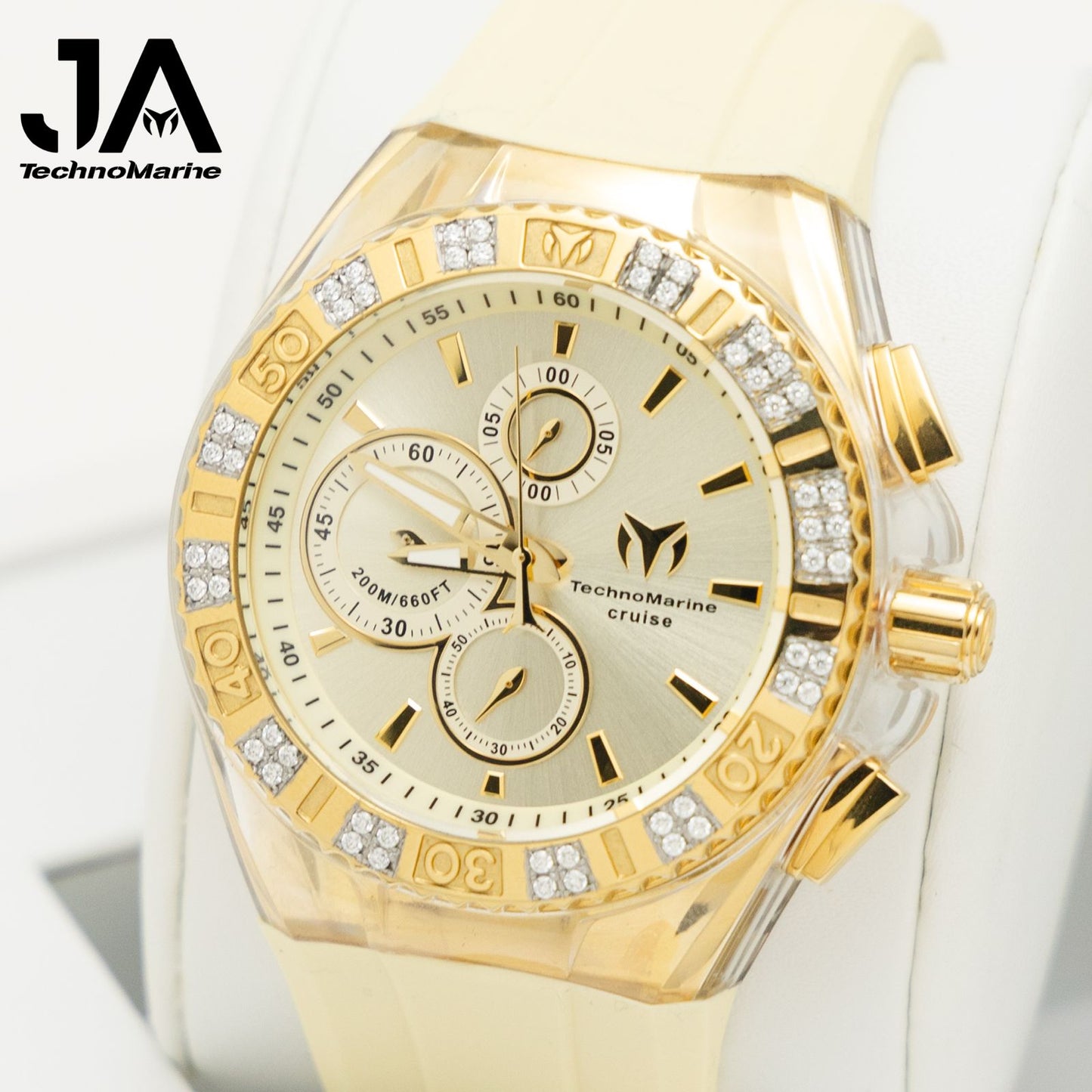 Technomarine Vvs moissanite Custom Cruise Star Champagne 46mm Modelo 52