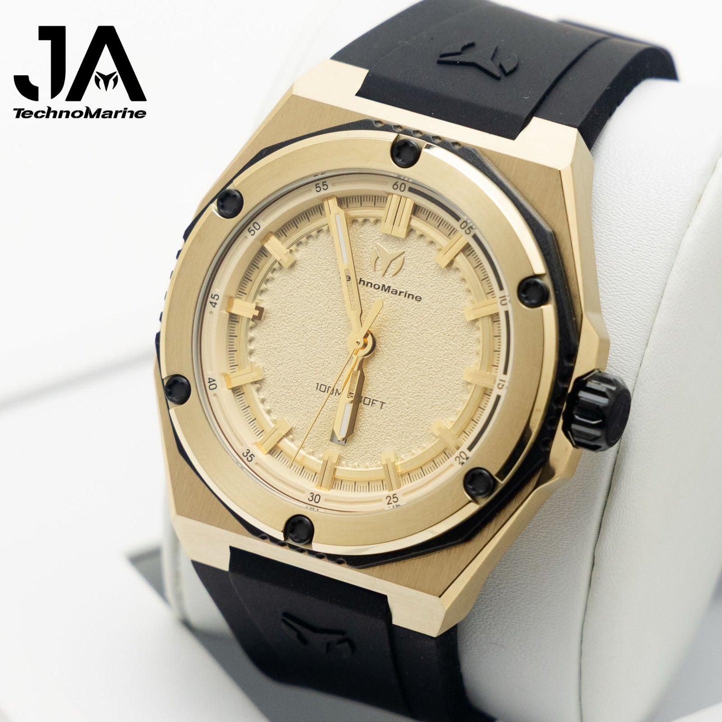 TechnoMarine Coral Legacy Sport Men's Watch 45mm, Black , Pulsera Gratis