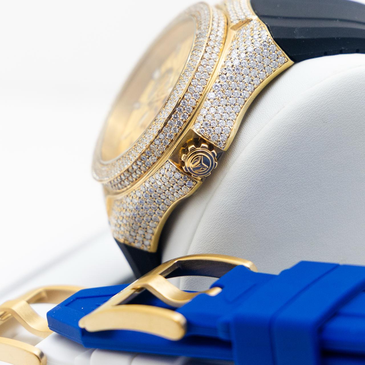 TechnoMarine Custom Vvs Moissanite Cruise California Men's Watch - 45mm, Black