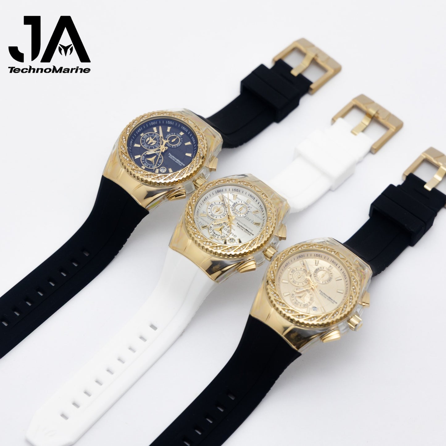TechnoMarine Cruise Glitz Men's Watch 45mm, Diamond + 5 % Descuento Adicional