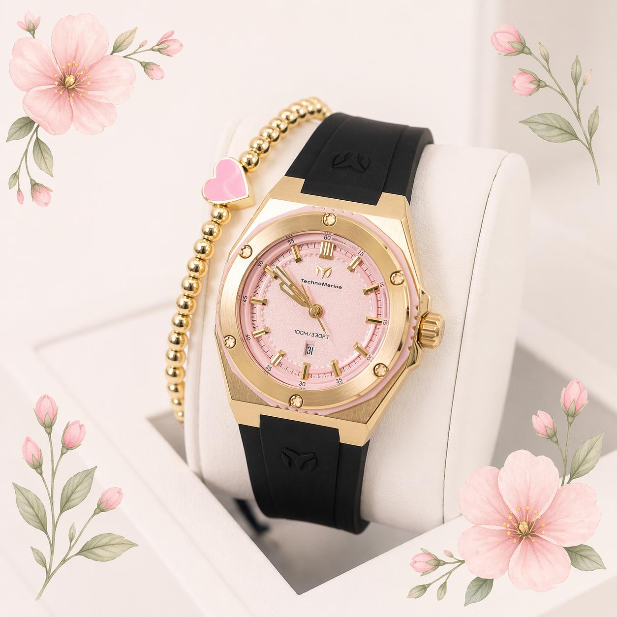 TechnoMarine Coral Coral Legacy Women Watch - 36mm Pulsera Incluida