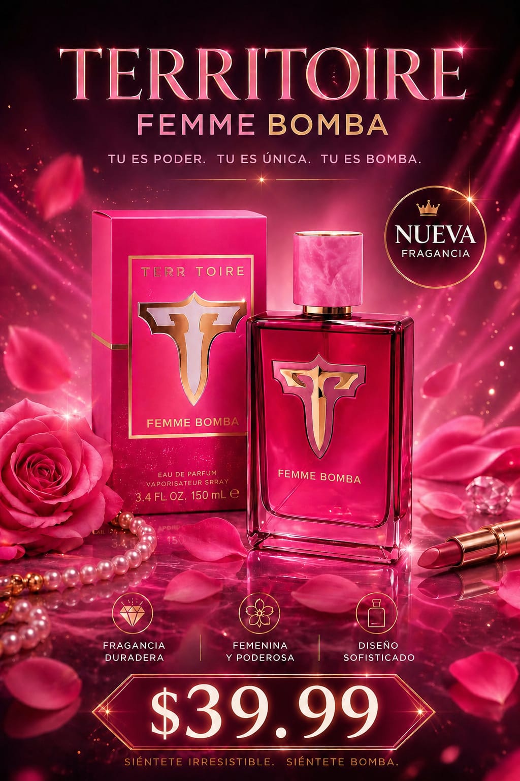 TERRITOIRE FEMME LA BOMBA 3.4OZ