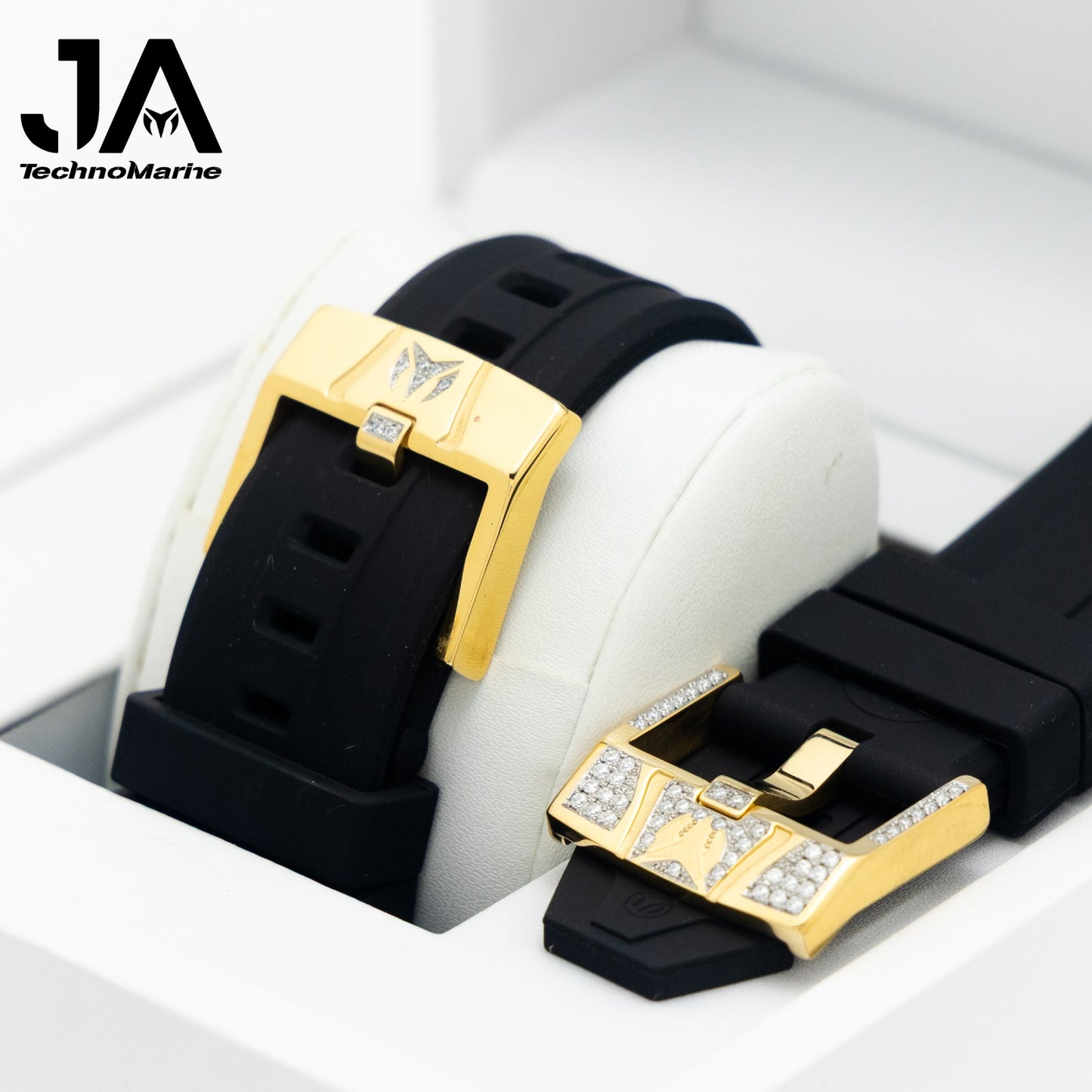 Technomarine Cruise Star Gold With Black Dial Custom, Dos hebillas custom