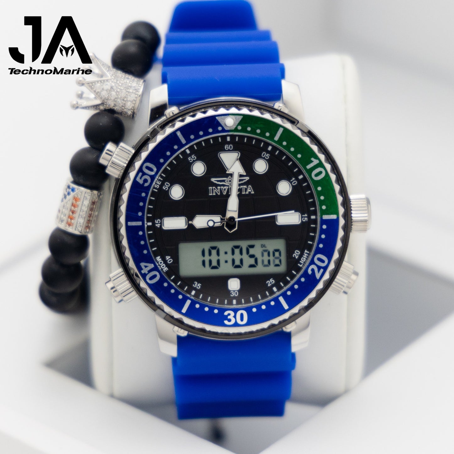 Invicta Pro Diver Digital Men's Watch - 46.5mm. Blue Una Pulsera Gratis