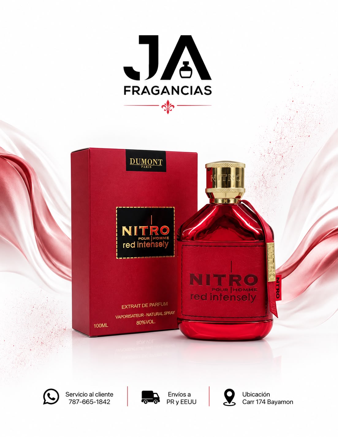 Nitro Red Intensely 3.4oz + 5 % Descuento Adicional