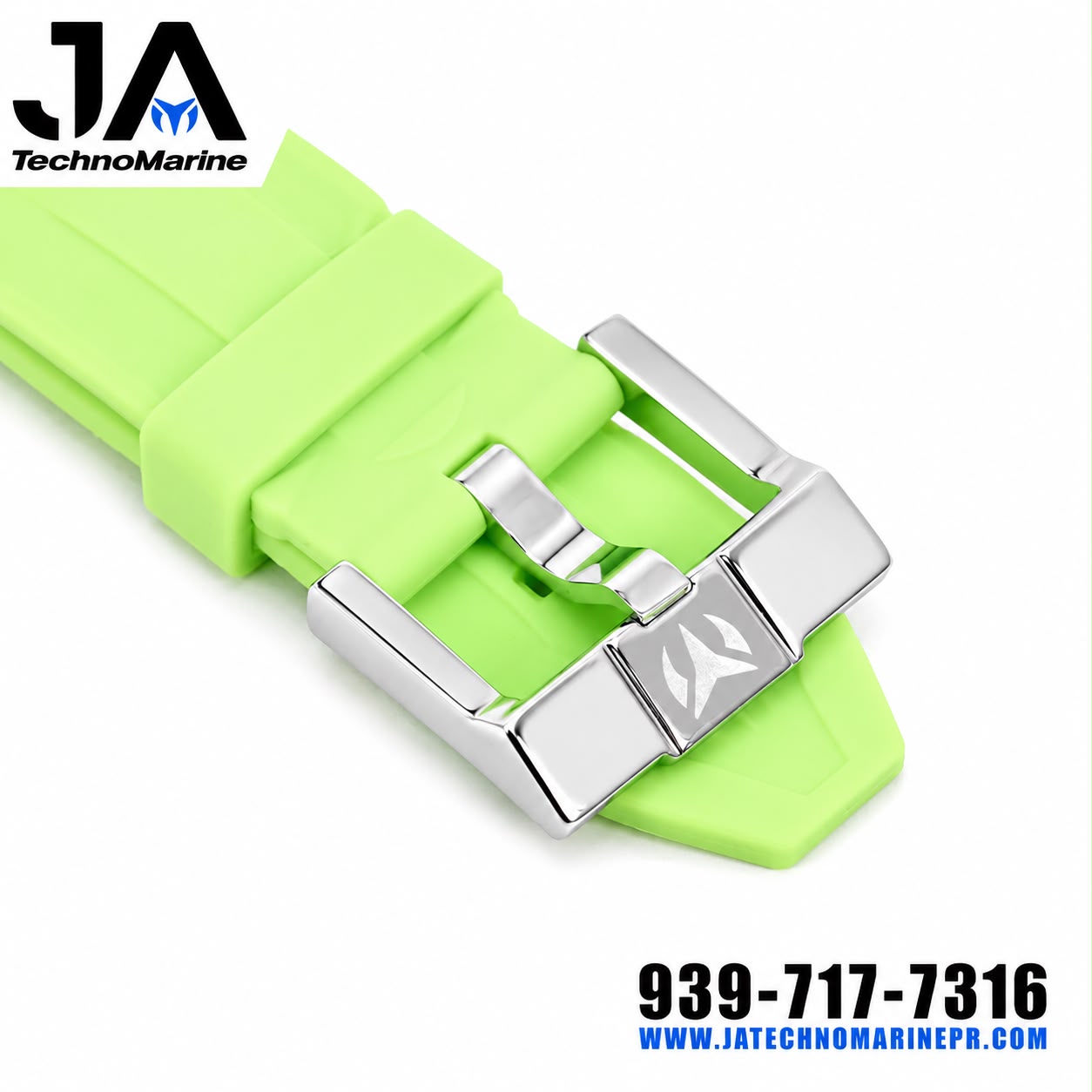 Correa Hombre 44-45-46 mm Pasador Verde (Green) 100% Original