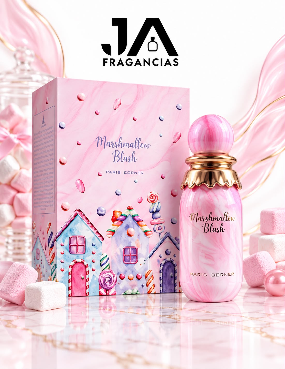 Marshmallow Blush PARIS CORNER EAU DE PARFUM 3.4OZ