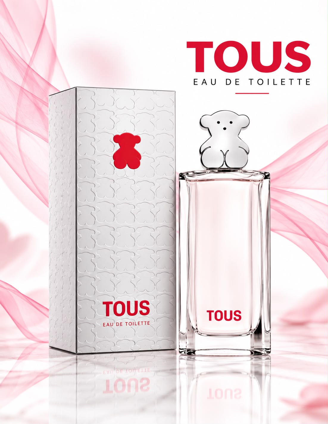 Tous Eau de Toilette Silver by TOUS 3.0oz