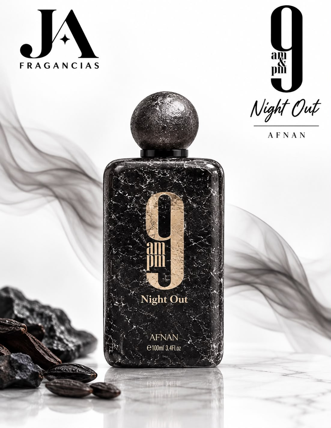 9 PM NIGHT OUT Extrait TESTER 3.4oz 5% De Descuento Adicional