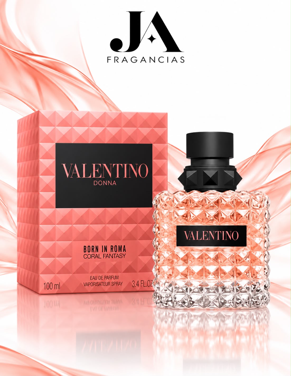 Valentino Donna Born In Roma Coral Fantasy Valentino Eau De Parfum 3.4oz 5% De Descuento Adicional