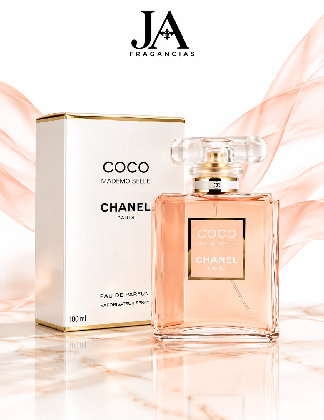COCO MADEMOISELLE CHANEL PARIS EAU DE PARFUM 3.4OZ 5% DE DESCUENTO ADICIONAL