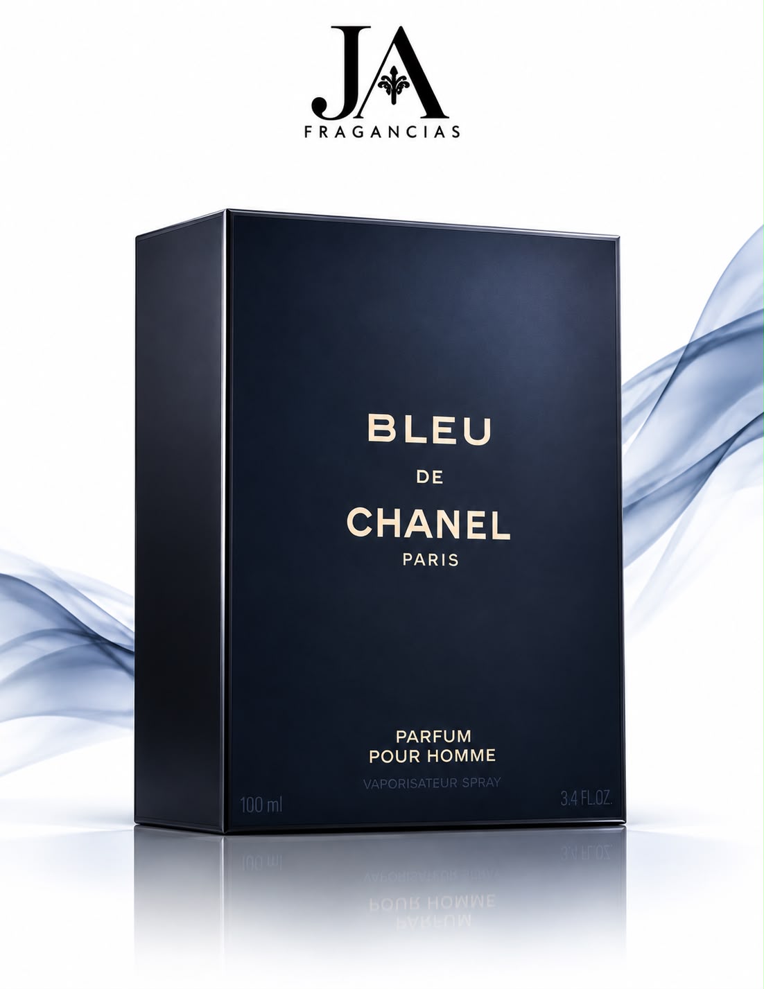 BLEU de CHANEL Paris PARFUM POUR HOMME 3.4OZ 5% De Descuento Adicional