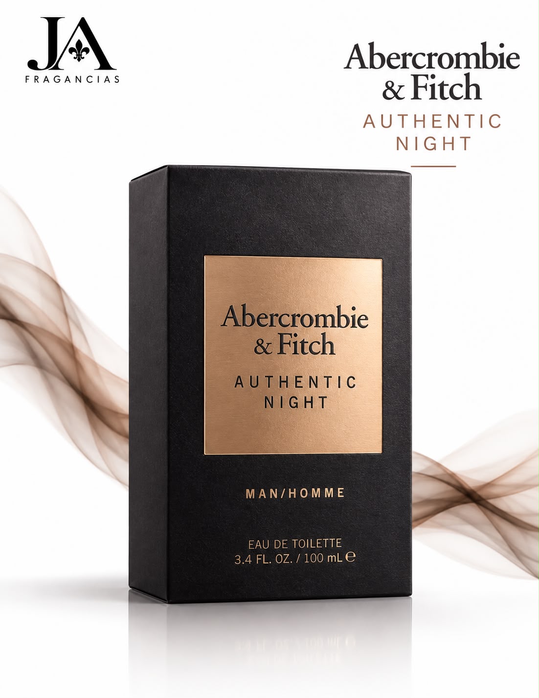 Abercrombie & Fitch Authentic Night Man Homme 3.4oz 5% De Descuento Adicional