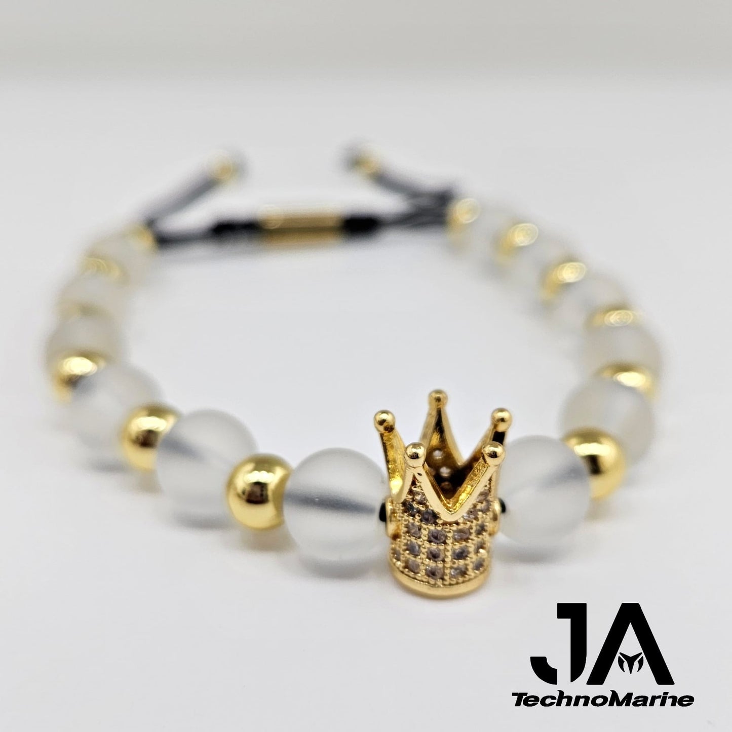 Pulsera Clear De Corona Ajustable