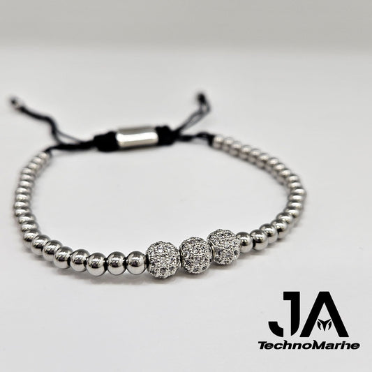 Pulsera Silver Mujer Ajustable Stainless Steel