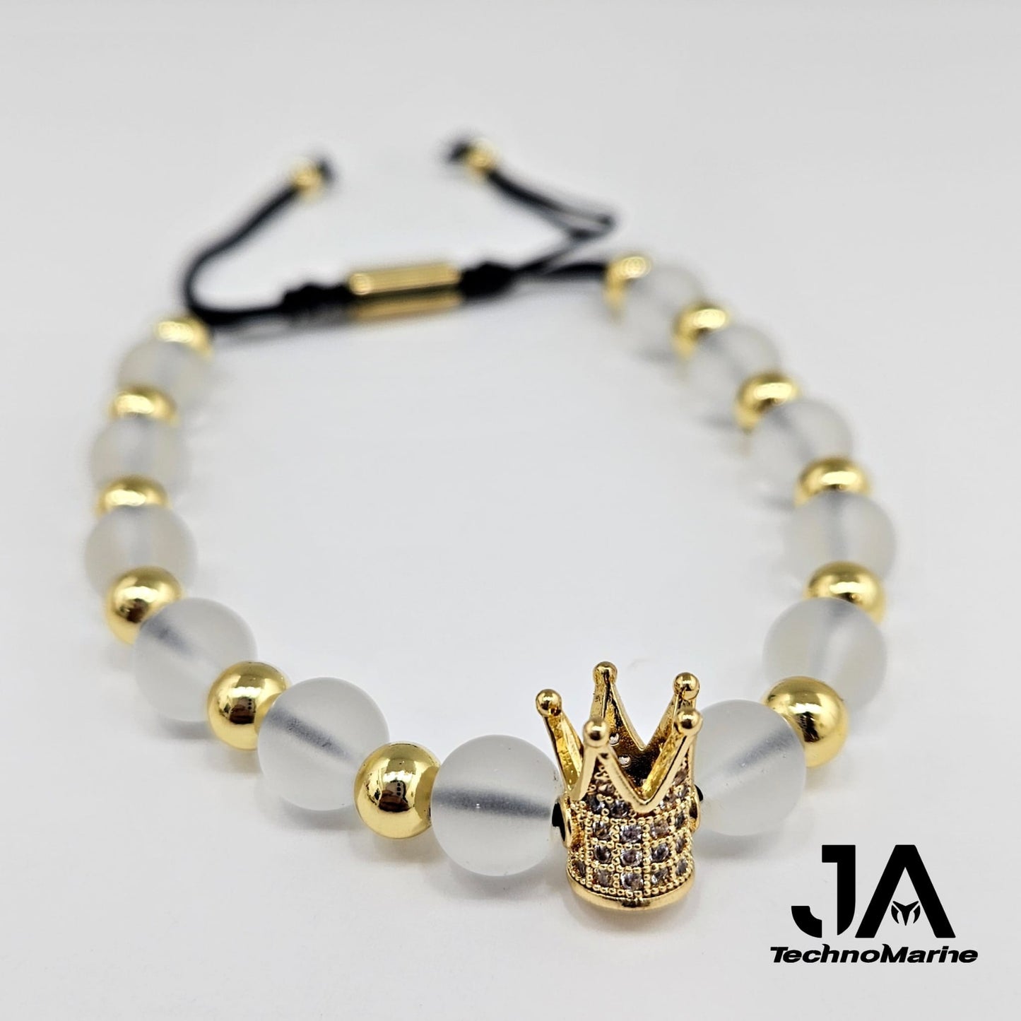 Pulsera Clear De Corona Ajustable