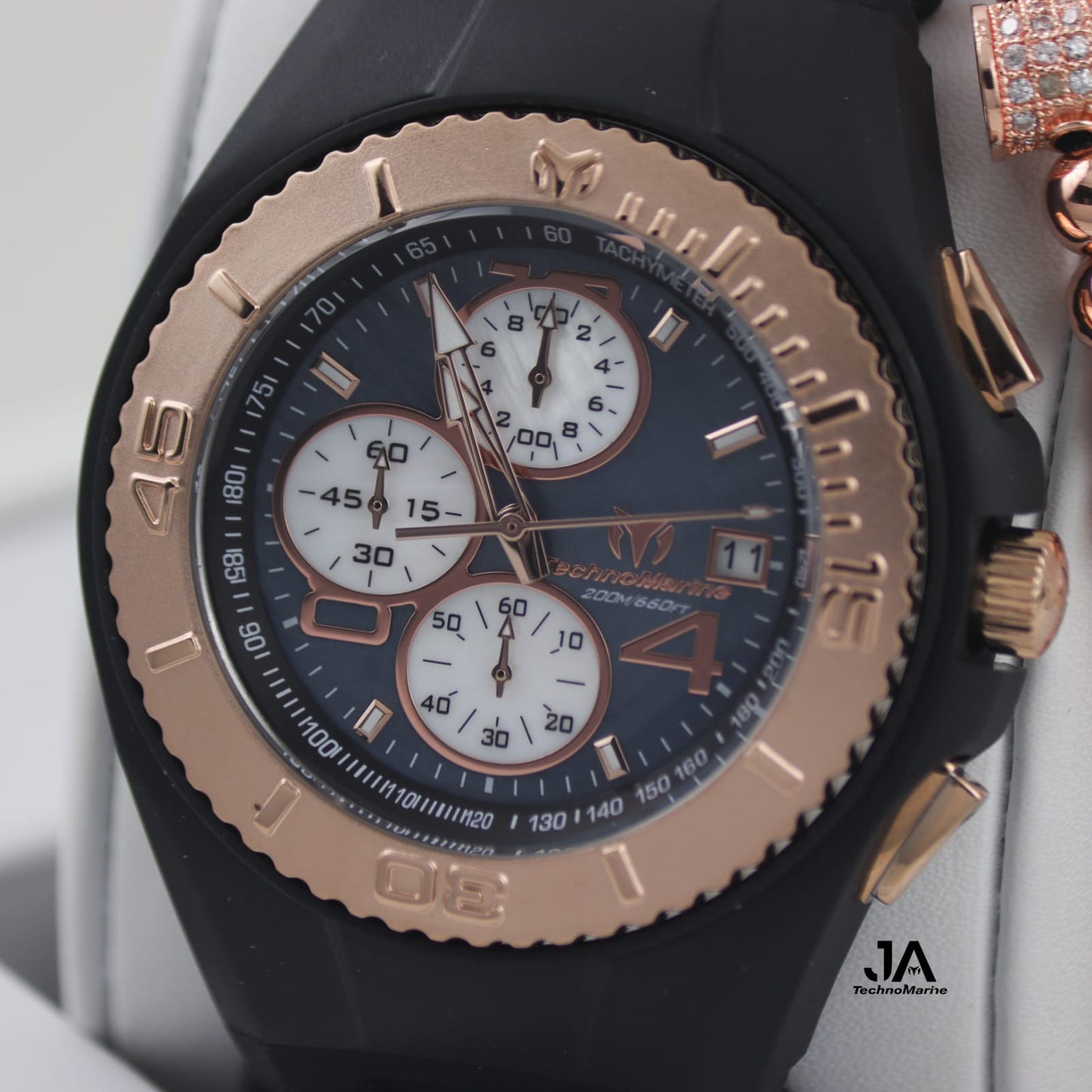Technomarine Cruise Jelly Fish Chronograph Quartz Men's Watch Rose Gold