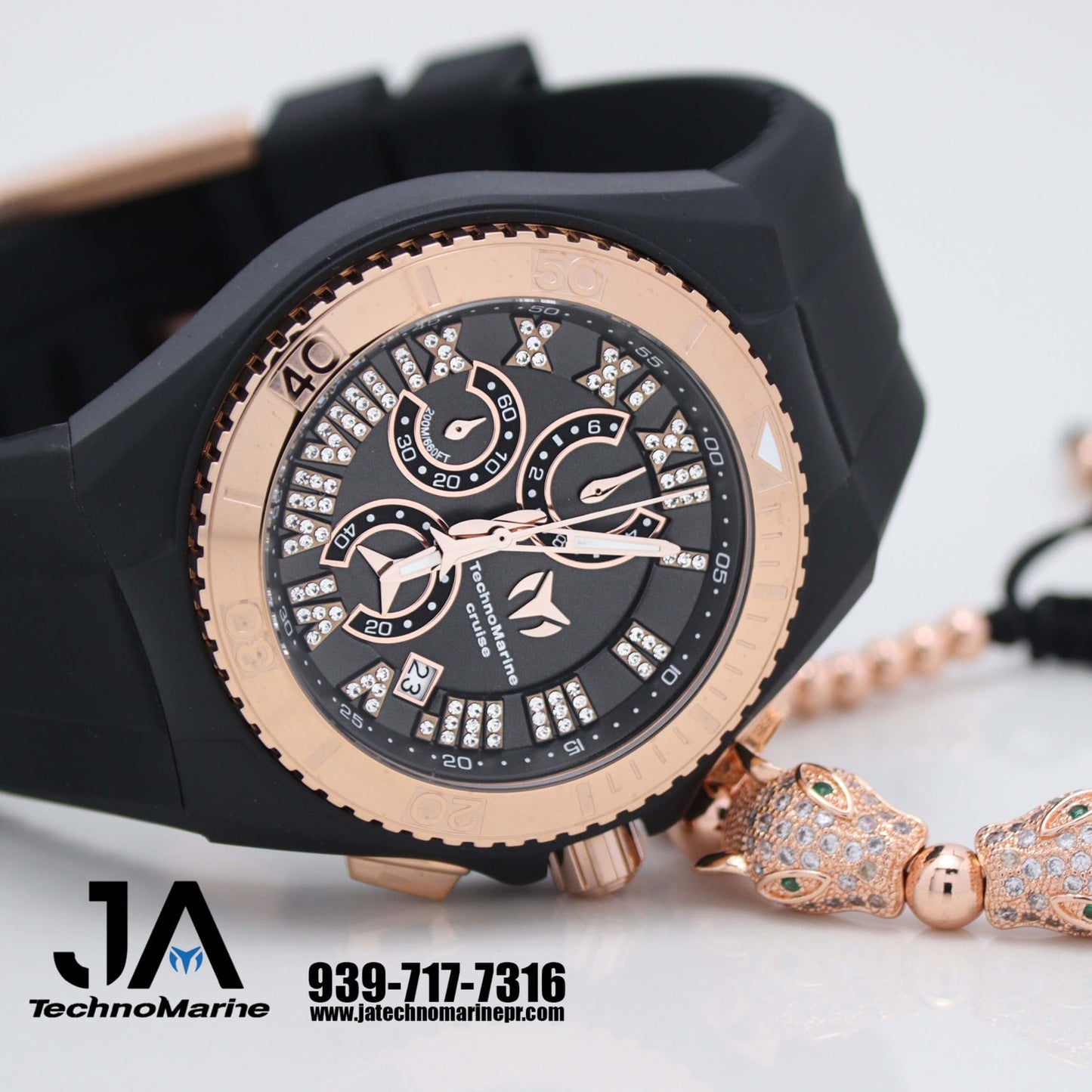 Technomarine Hombre Rose Gold / Cruise Collection Watch 46mm