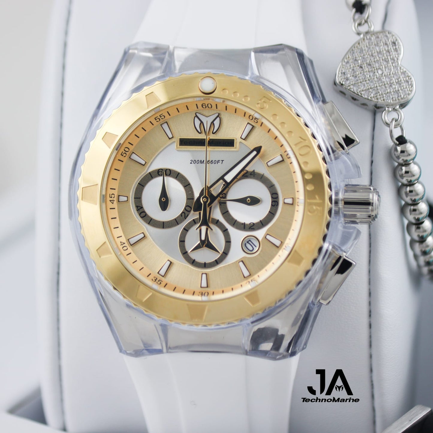 Technomarine Women's Cruise 40mm Silicone Band Swiss Quartz Watch