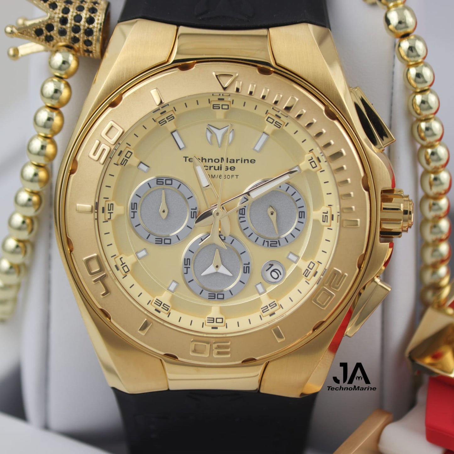 Technomarine Cruise Steel Men's Watch 45mm, Three Straps