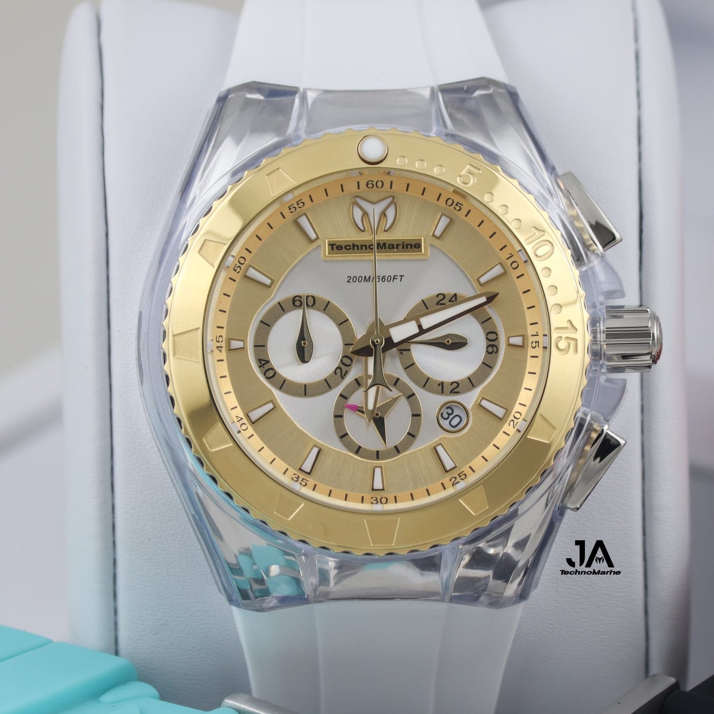 Technomarine Women's Cruise 40mm Silicone Band Swiss Quartz Watch