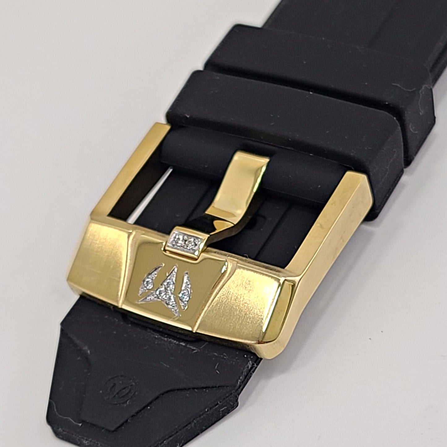 Technomarine Cruise Star Gold 45mm With Black Strap + Custom Buckle