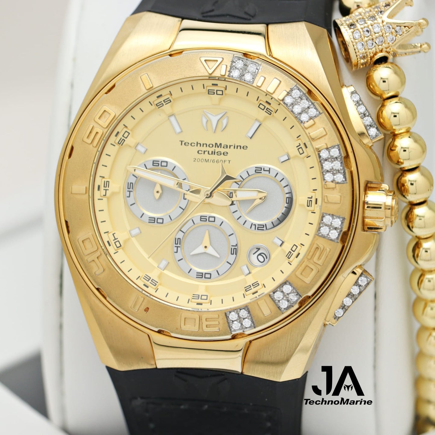 Technomarine Custom Cruise Men's Quartz Watch - 45mm Modelo 43 Gold