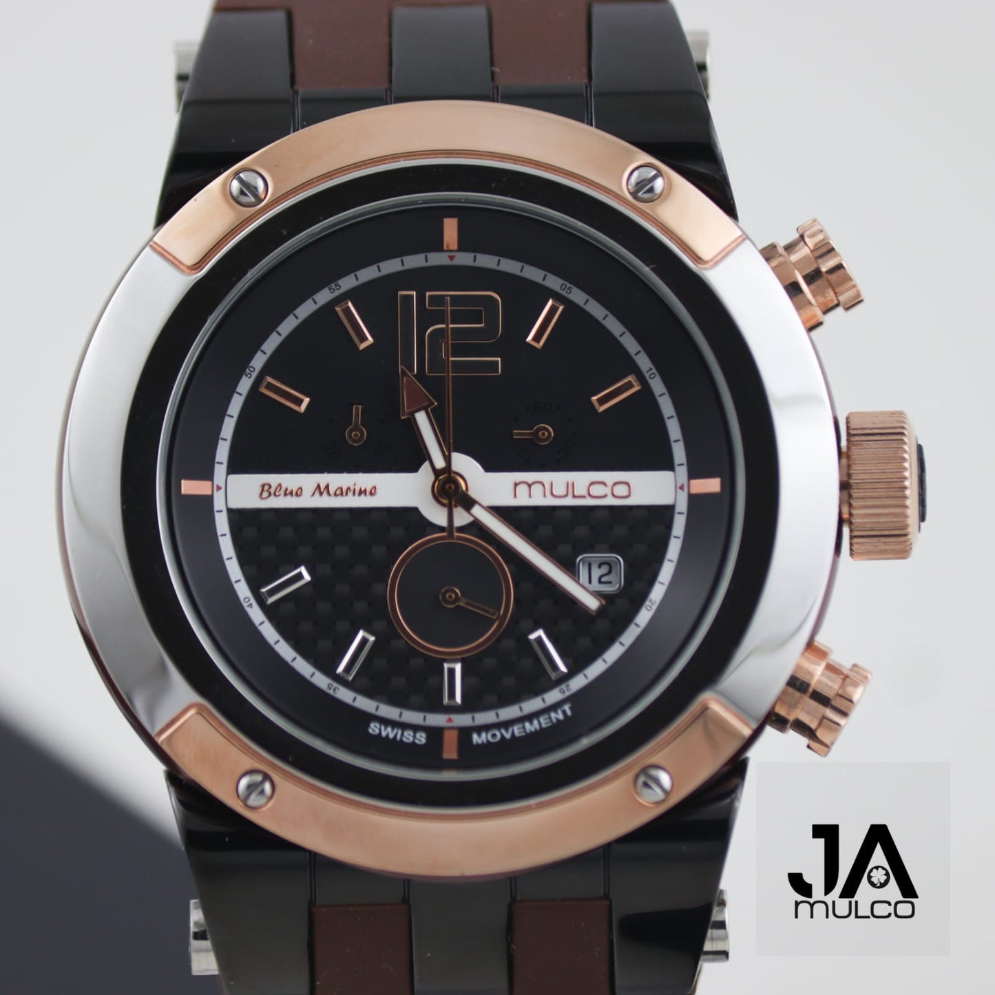 Mulco BLUEMARINE GLASS Chronograph Unisex Watch 47 mm