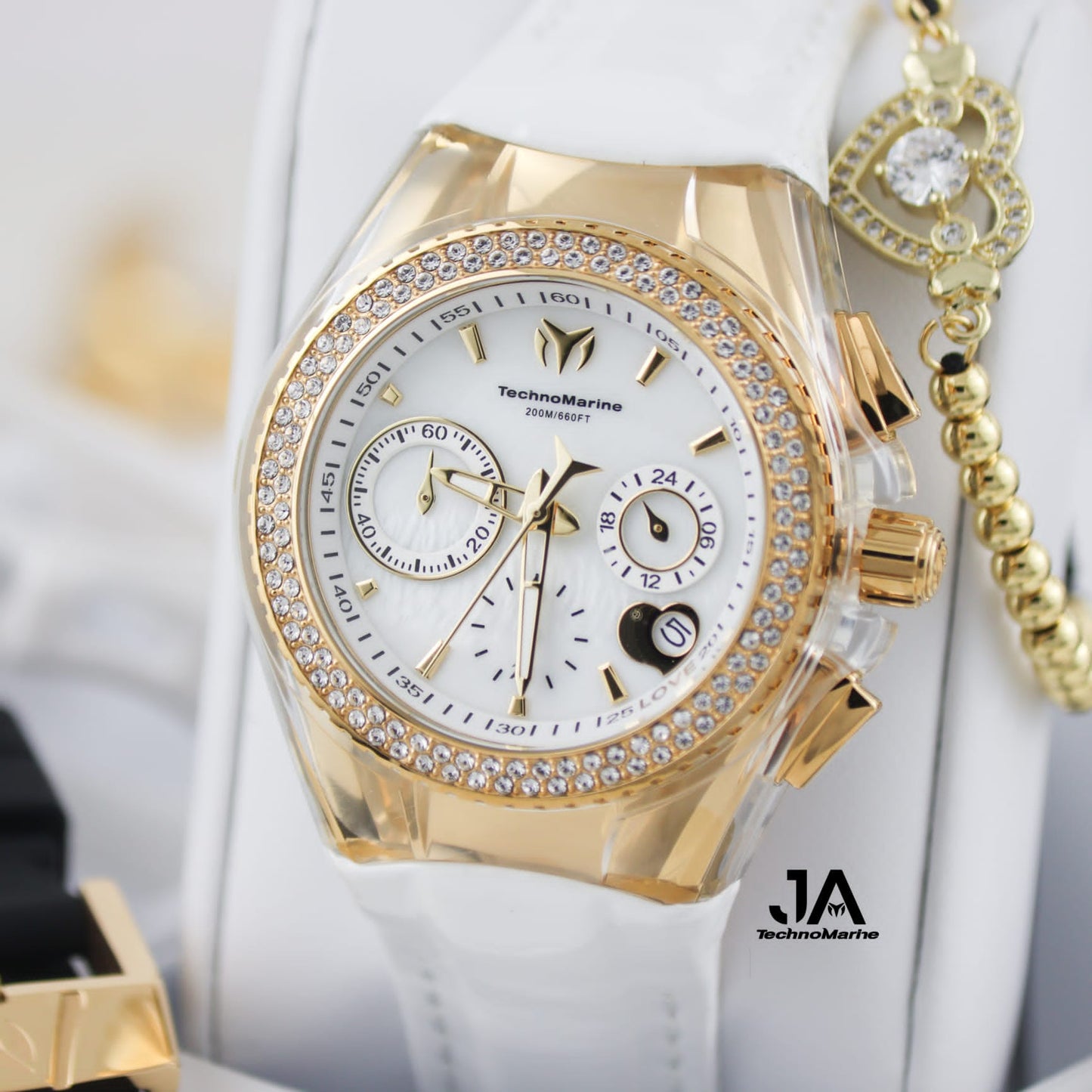 ππππππππππππ Valentine Gold PVD Women's Watch 40.mm