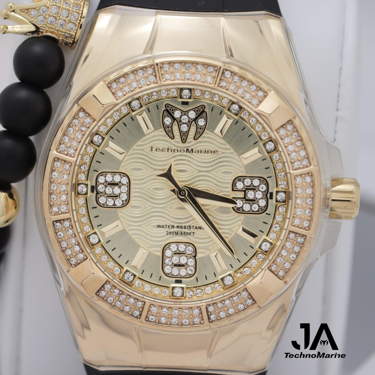 TechnoMarine Cruise Glitz Men's Watch , Black