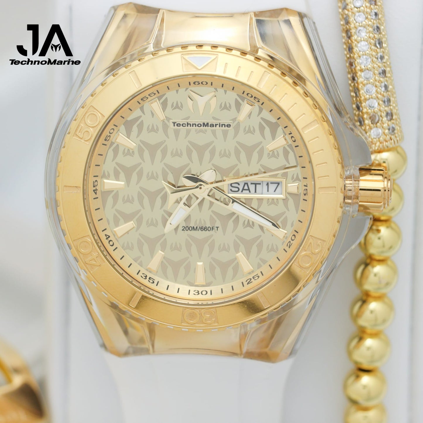 Technomarine Women Monogram Cruise 40mm Tres Correas Una Pulsera Gratis