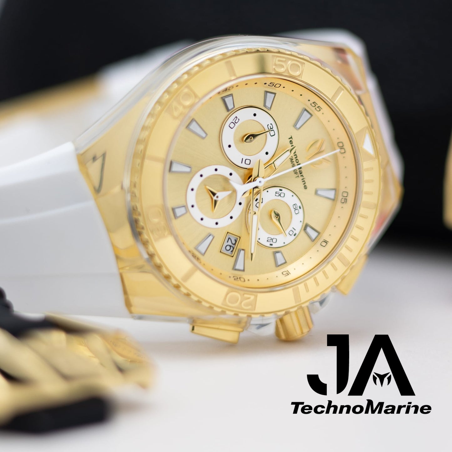 Technomarine Men's Swiss Mvt Gold and Gold Suizo Tres Correas