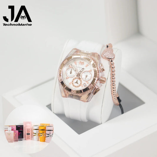 Combo Technomarine 40 mm una Pulcera + un perfume a escojer