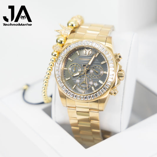 Technomarine Men Manta Ray Chronograph Quartz White Dial 42 mm