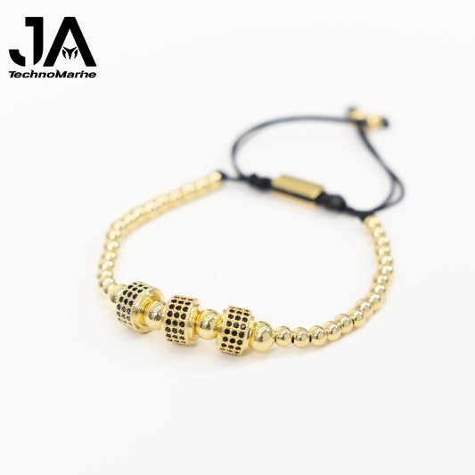 Pulsera Para Hombres Ajustable Color Oro
