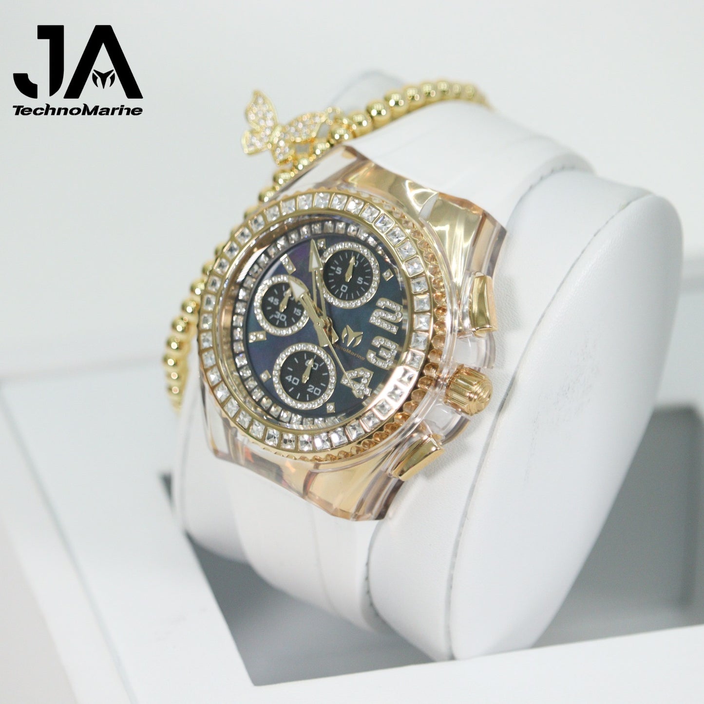Technomarine  Cruise Glitz 40mm Gold with Stones Arrival