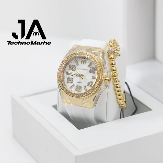 Technomarine Cruise Monogram 45mm Gold with Stones