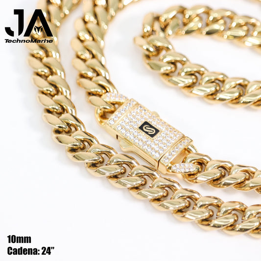 Cadenas Cubanas hombre 10mm 24” Stainless Steel