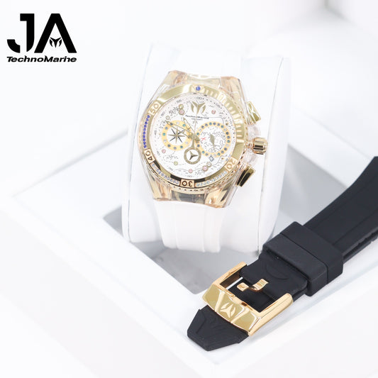 TechnoMarine Cruise Dream Women's Watch - 40mm Gold Dos Correas
