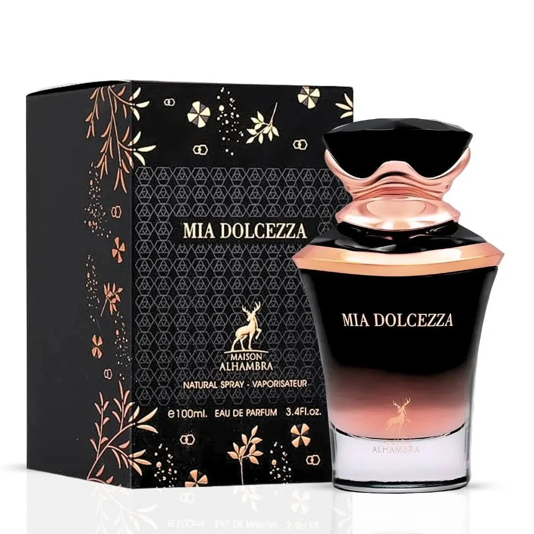MIA DOLCEZZA MAISON ALHAMBRA 3.4 OZ 5% DE DESCUENTO ADICIONAL TOTAL DESCUENTO APLICADO $21.75