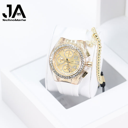Technomarine  Cruise Glitz 40mm Gold with Stones Arrival