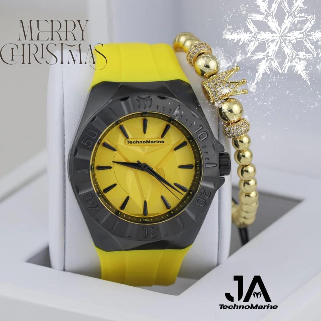 Technomarine Monogram / Cruise Collection Men's Watch 45 mm Yellow
