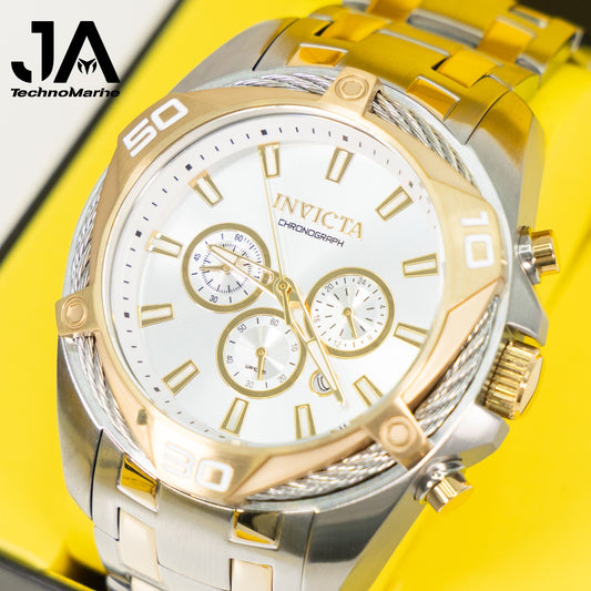Invicta Bolt Men's Watch - 50mm, Steel, Gold Una Pulcera Gratis