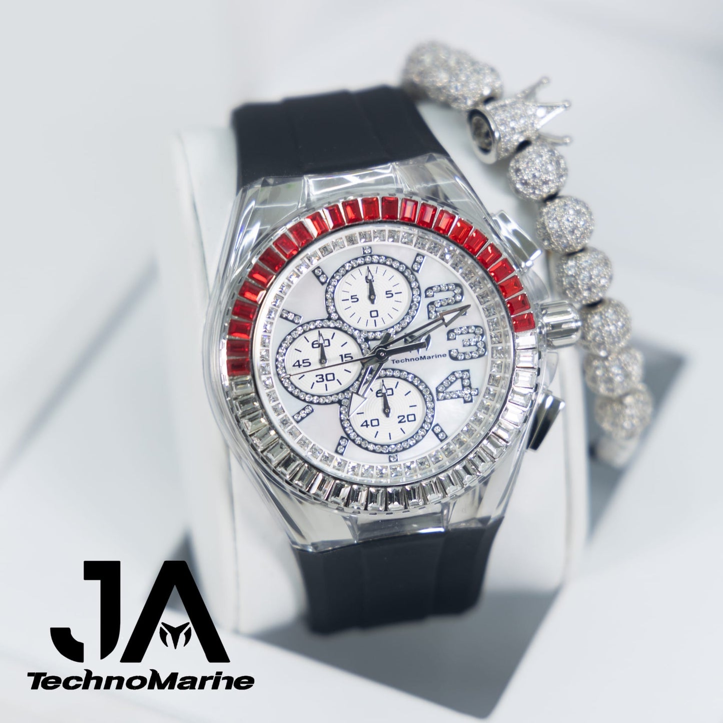 Technomarine  Cruise Glitz 46mm Silver with Stones Arrival