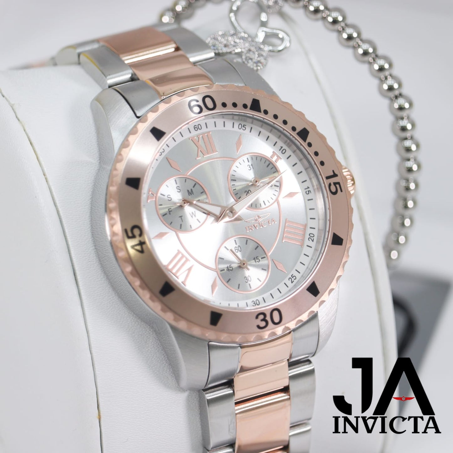 Invicta Angel Unisex Watch - 38mm, Steel, Rose Gold
