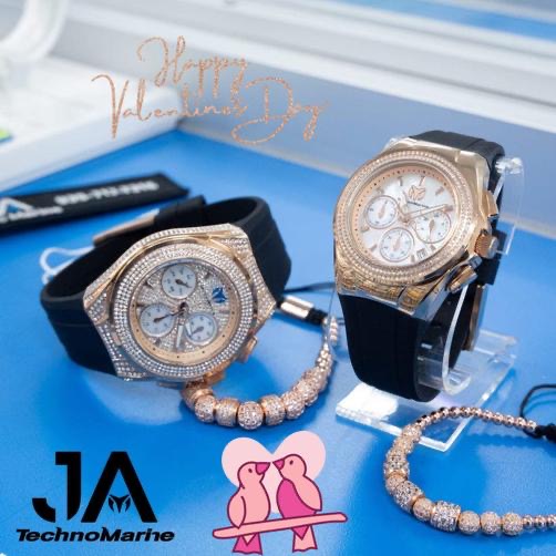 Set Technomarine (PAVE) 46 mm Hombre Cruise Collections Máquina SUIZA Y TechnoMarine Pave 40mm Para (Mujer) Rose Gold