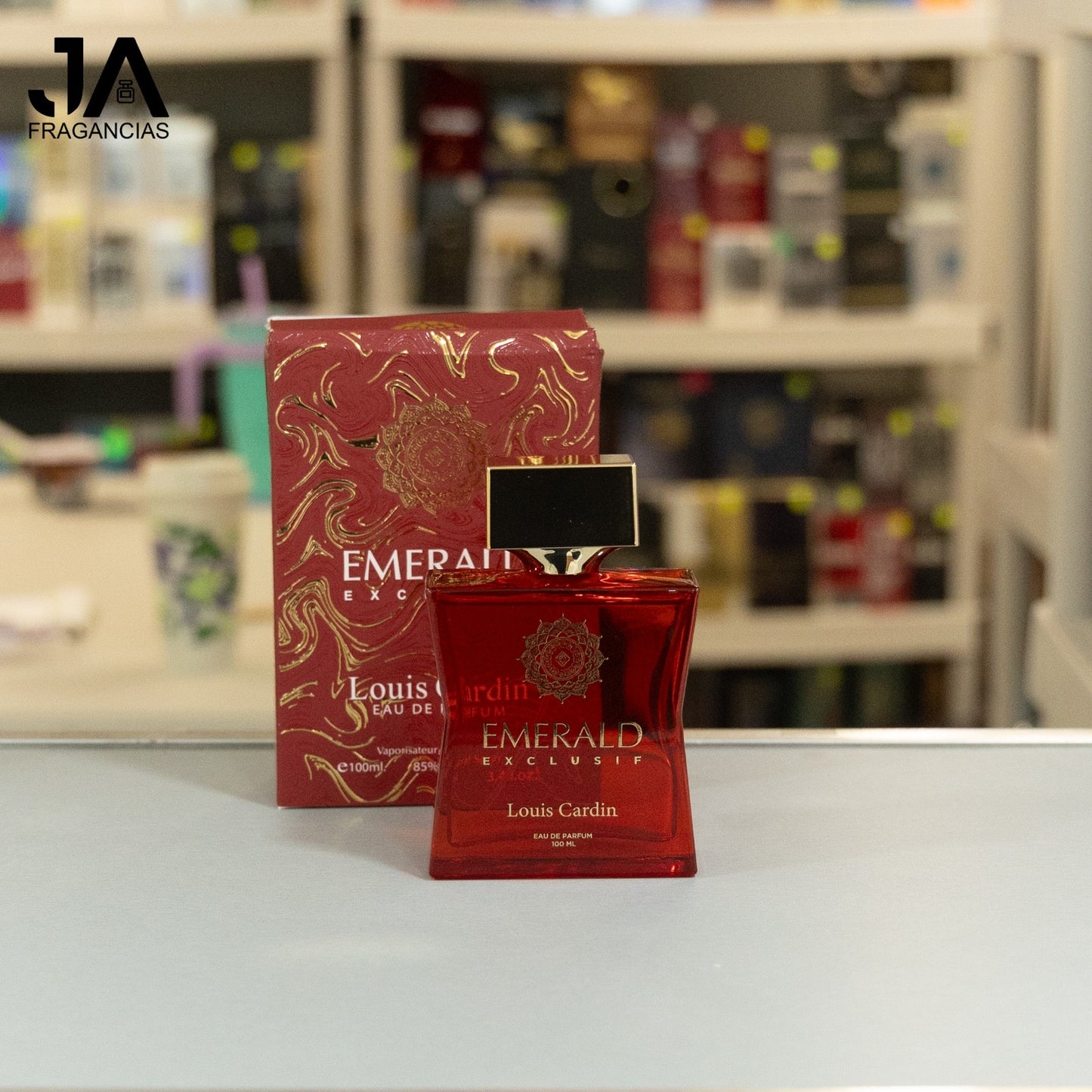 Emerald Exclusif Red Homme By Louis Cardin 3.4oz