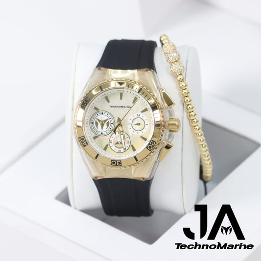 Technomarine Ladies Cruise Quartz Watch gold 40mm